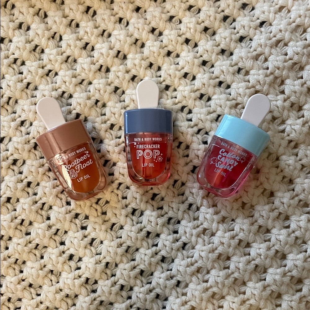 Bath & Body Works Popsicle Lip Oil Trio